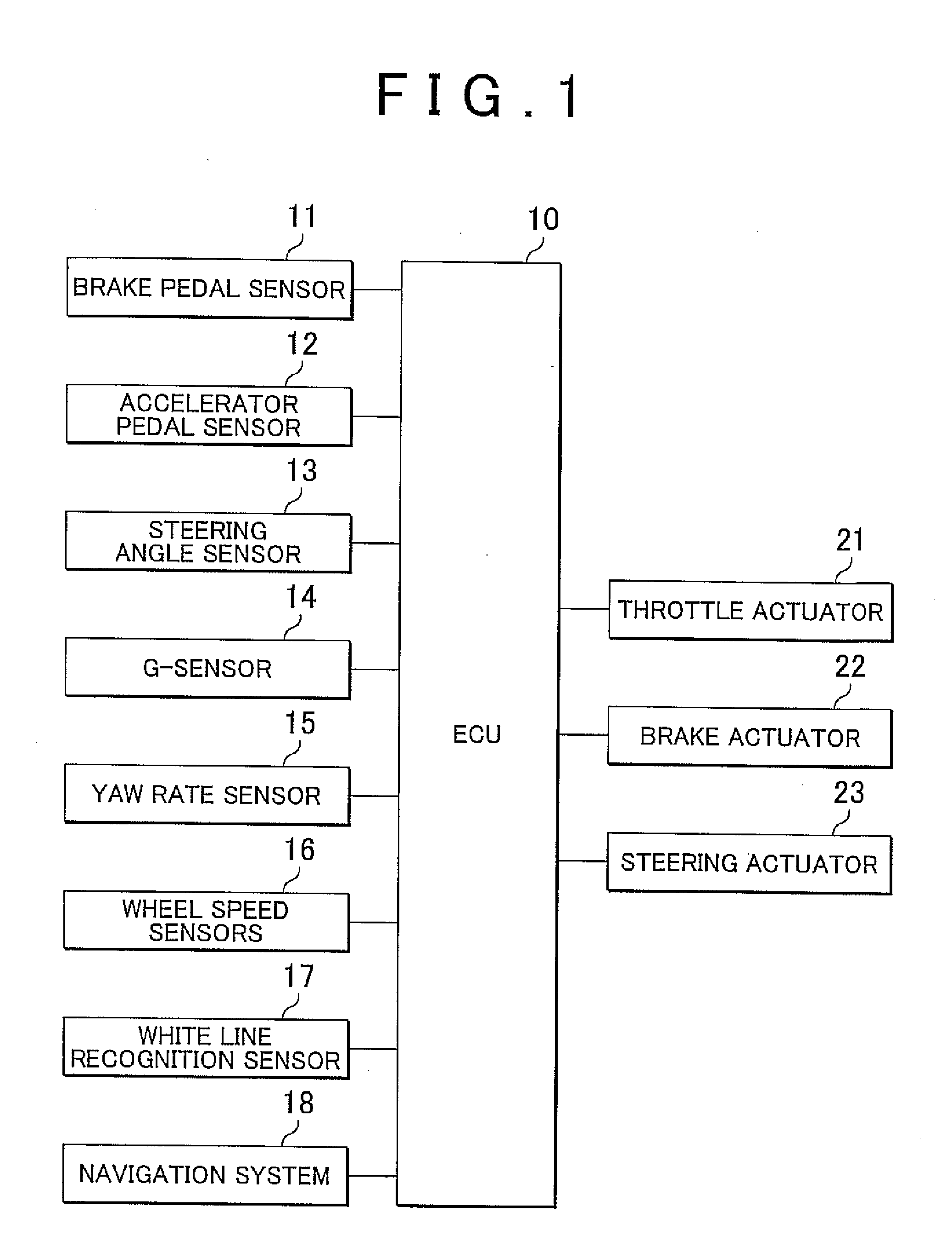 Vehicle travel control apparatus