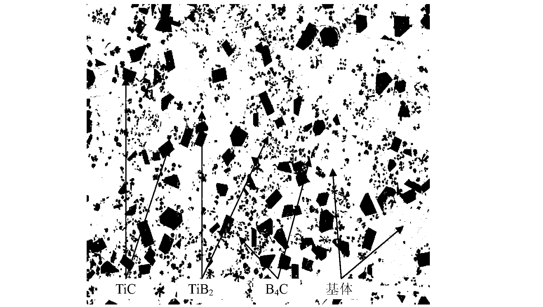 Laser cladding in-situ synthesis ceramic phase reinforced Fe-base cladding layer and preparation method thereof