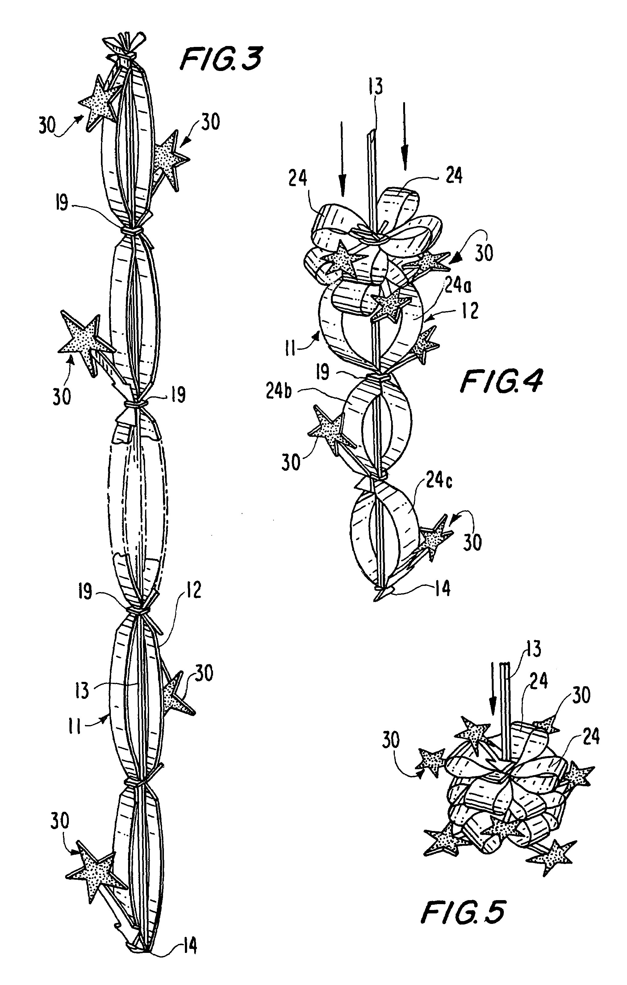 Ribbon assembly for forming a decorative bow