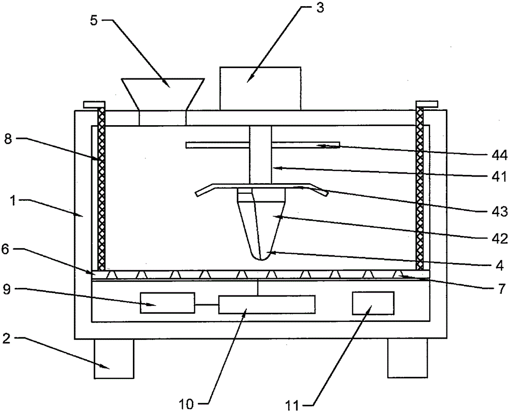 Traditional Chinese medicine smashing device