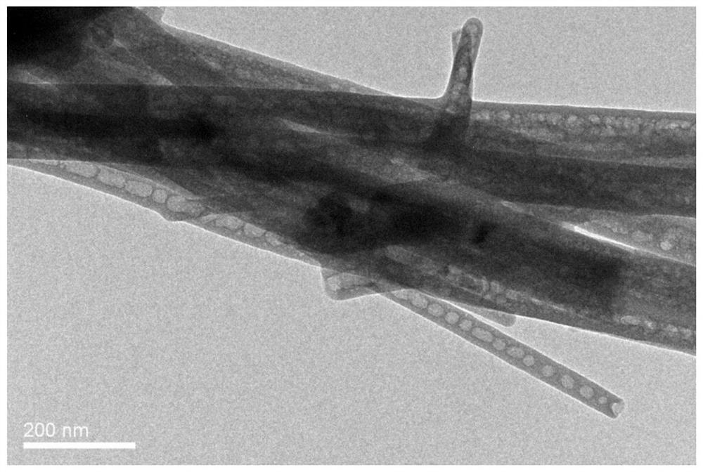 Cobalt phosphide hierarchical porous nanowire material as well as preparation and application thereof