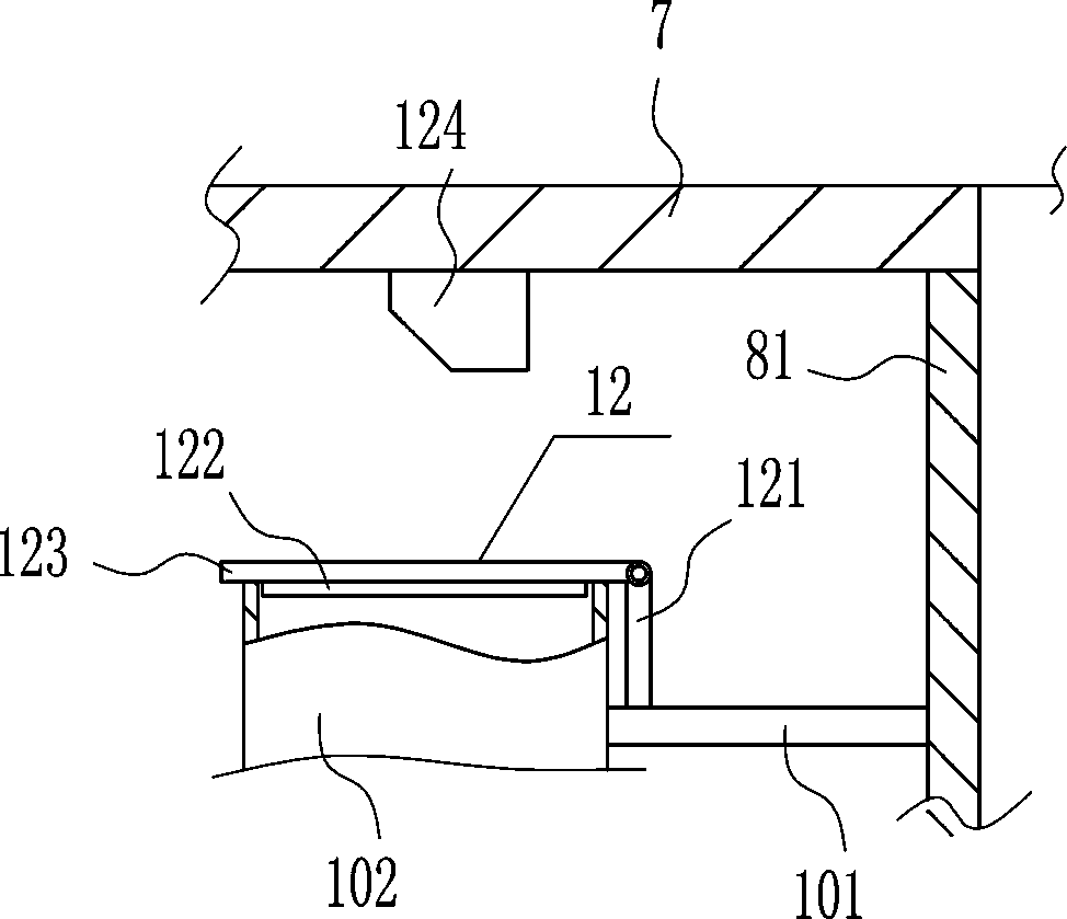 Domestic sewage filtering and cleaning bench