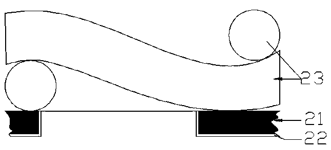 Method for raising light guide plate screen press run and permeability