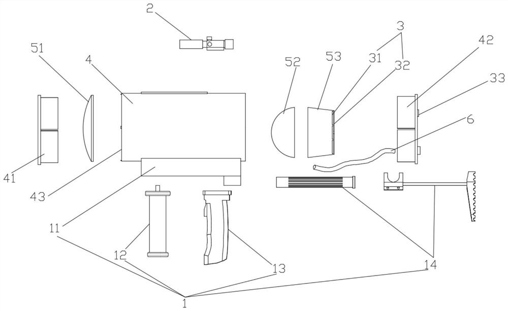 Synchronous display signal light gun and portable light communication equipment