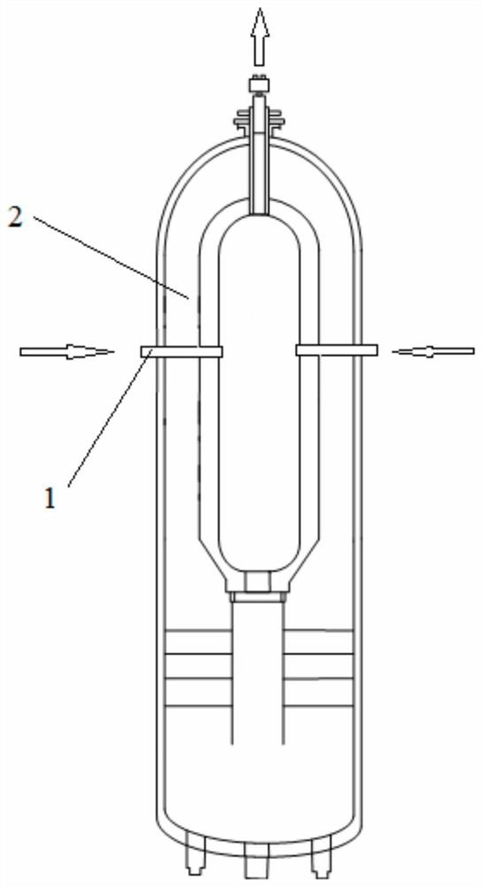 Method for preparing synthesis gas by co-gasifying livestock and poultry waste hydrothermal carbon and pulverized coal