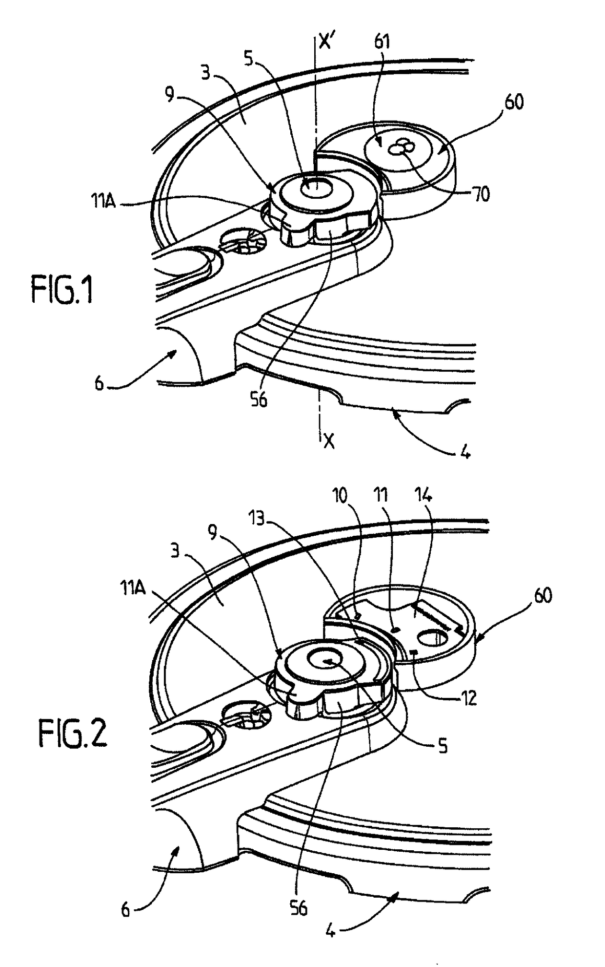 Pressure cooker provided with an electronic information device