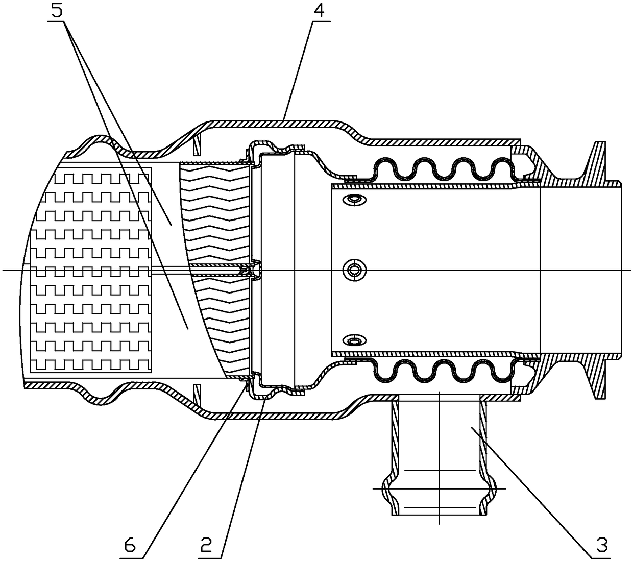 EGR cooler and main board thereof