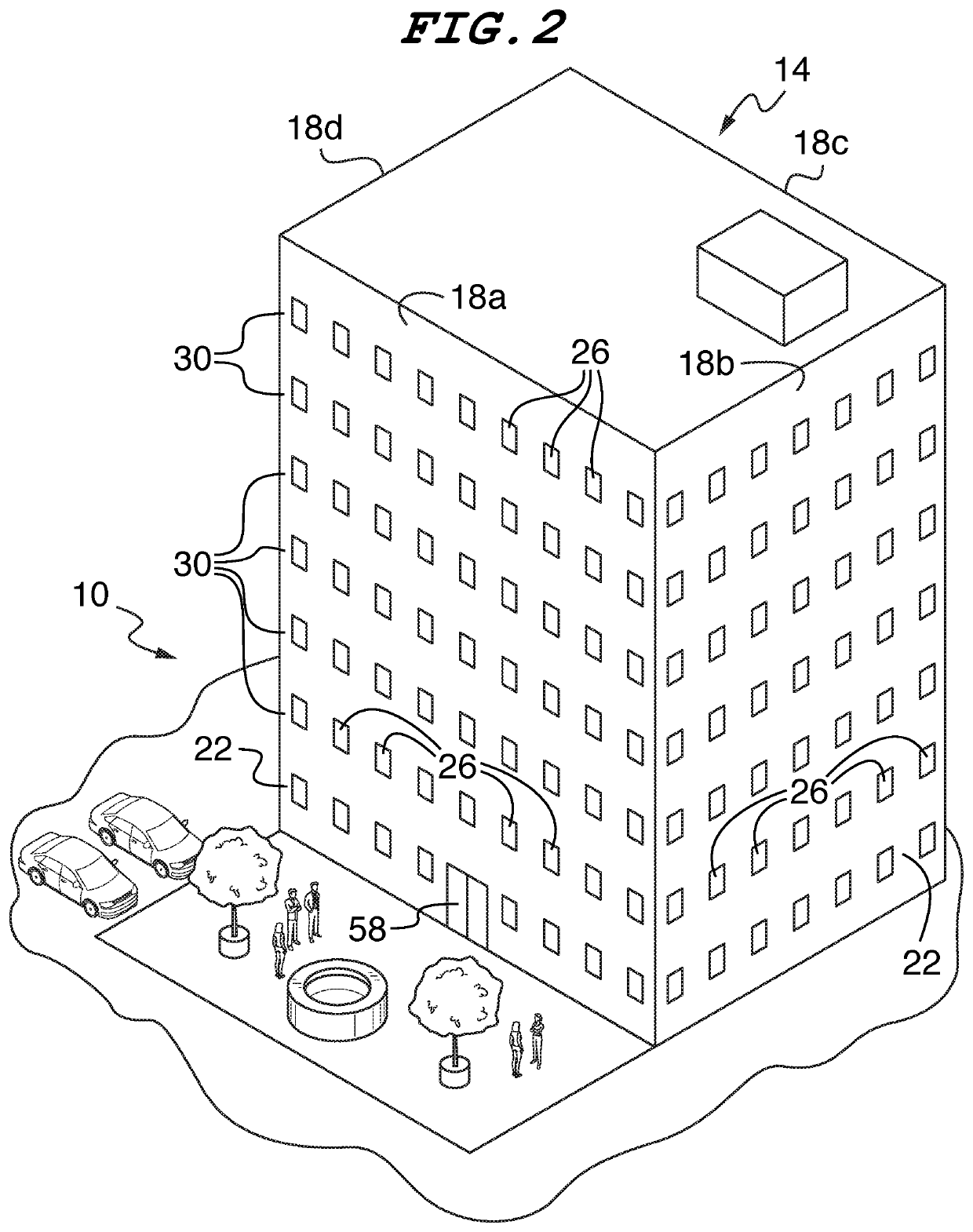 Interment system including desiccation vessel for securely and portably retaining decedent remains, and building structure for housing same