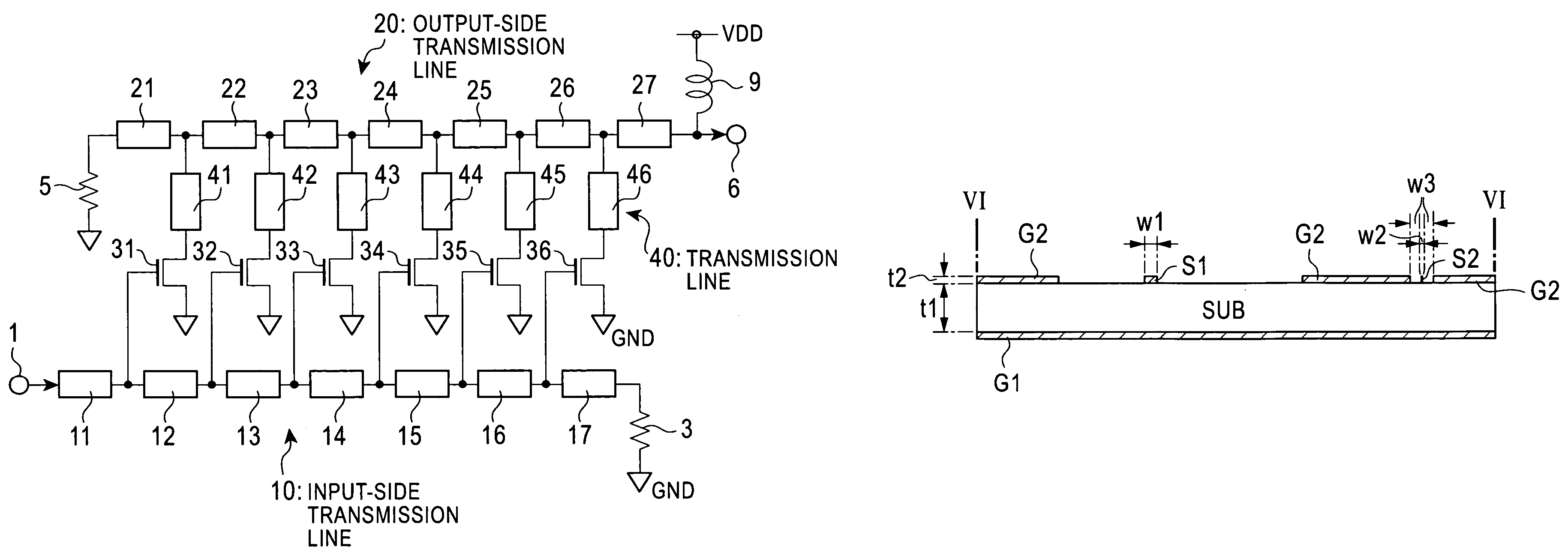 Distributed amplifier