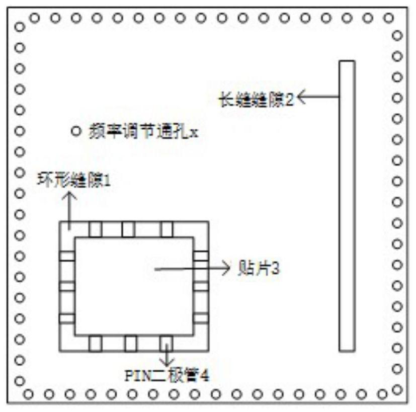 A frequency reconfigurable antenna based on substrate integrated waveguide and its preparation method