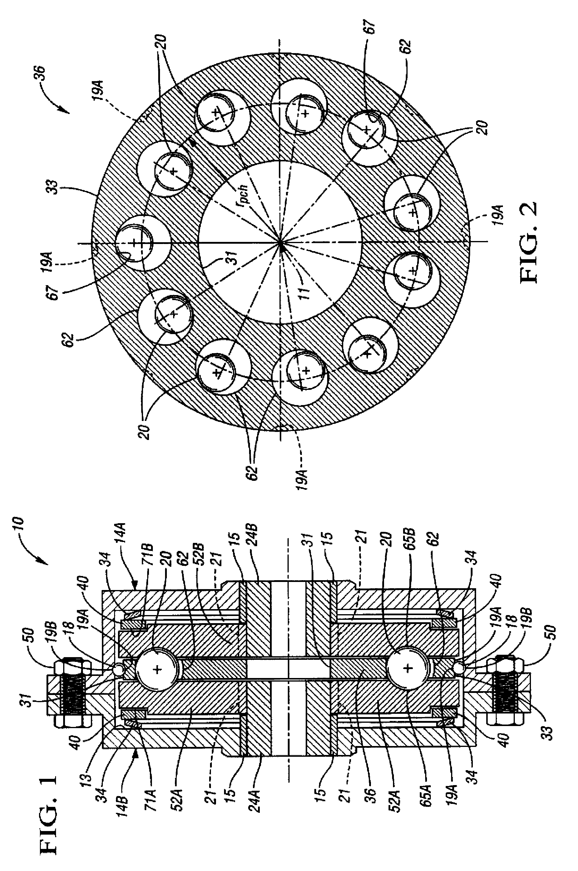 Cycloid limited slip differential and method