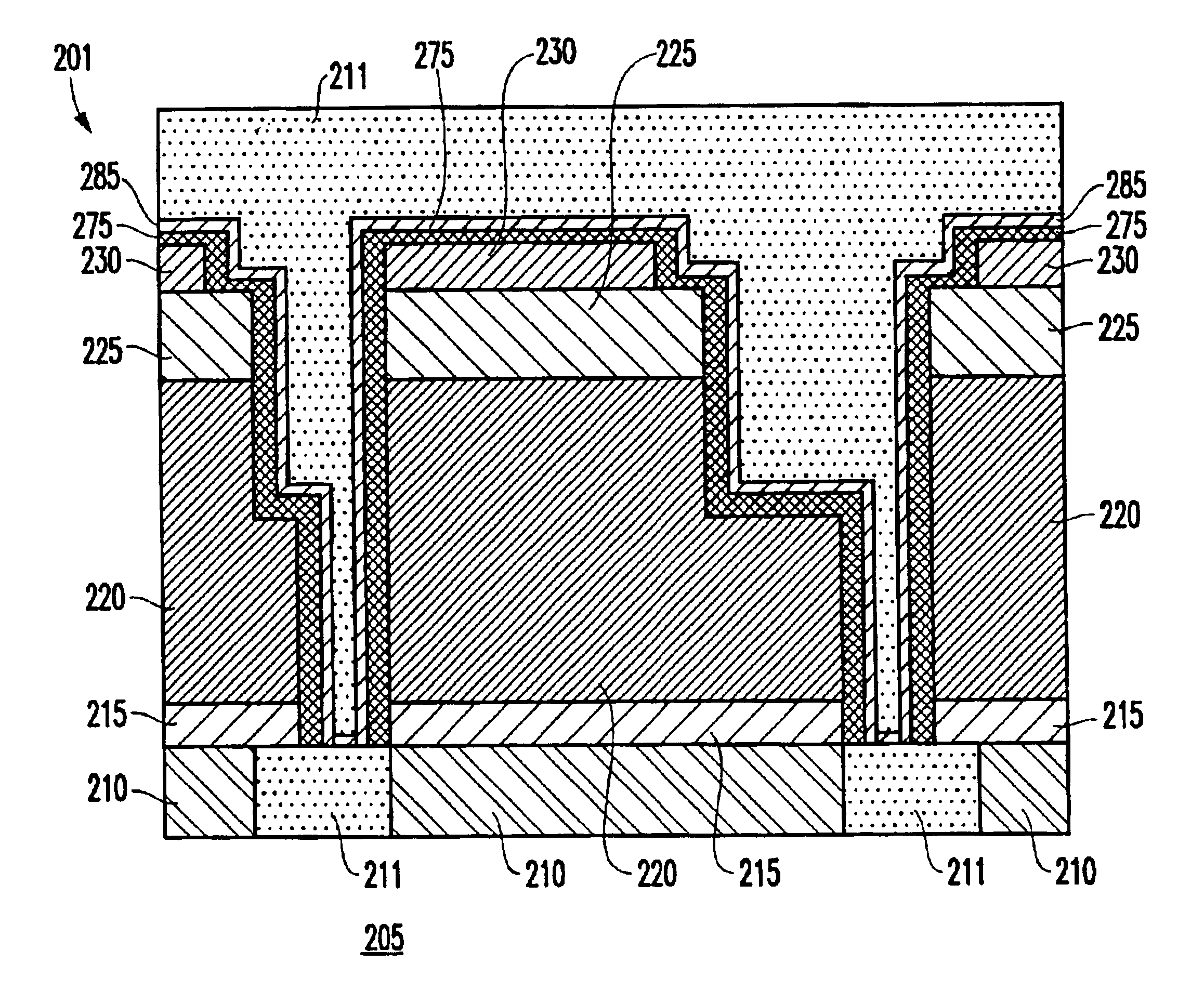 Sacrificial metal spacer damascene process