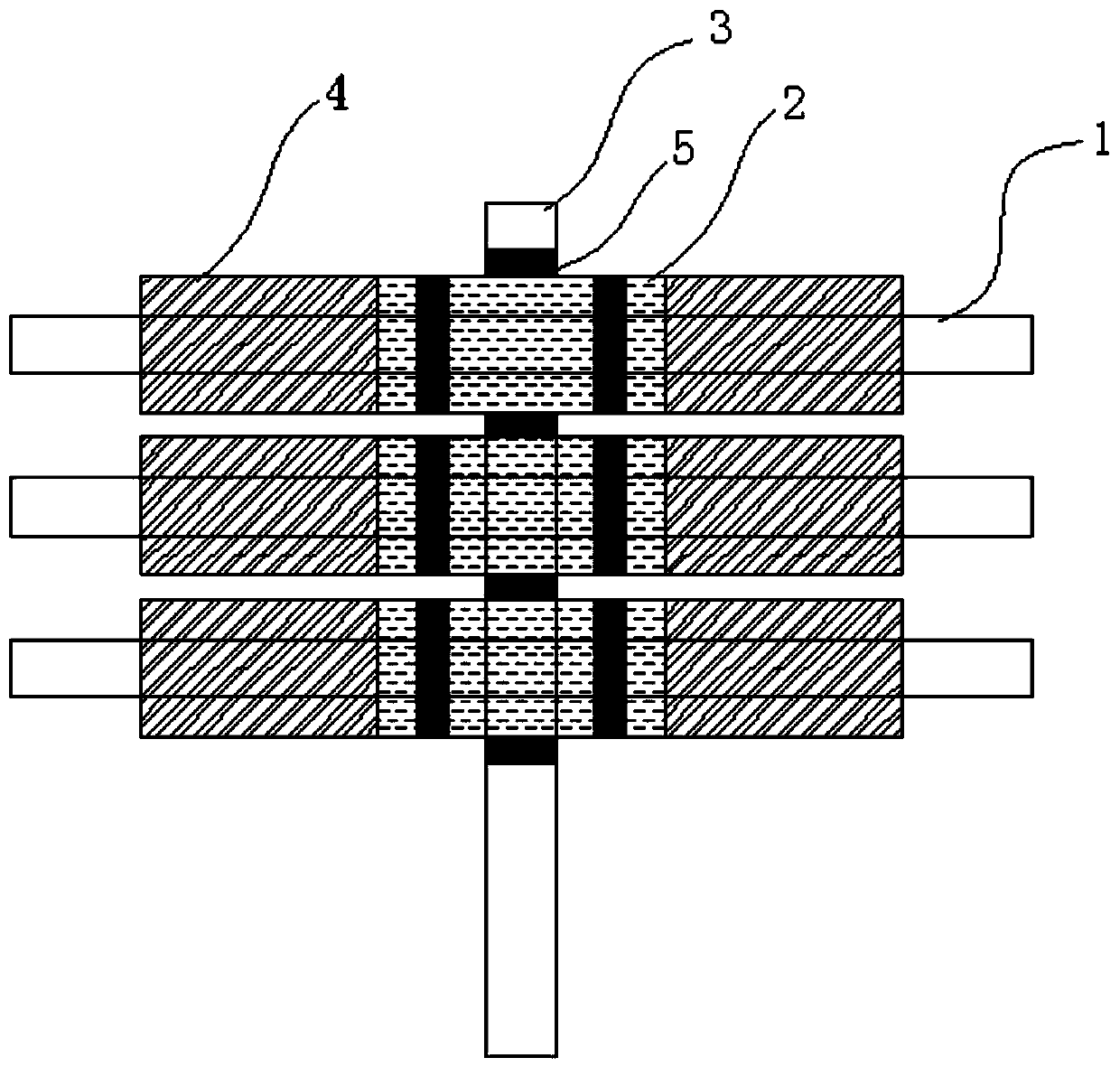 Method for binding silicon rubber belt on parallel flow ring of increased-safety explosion-proof motor