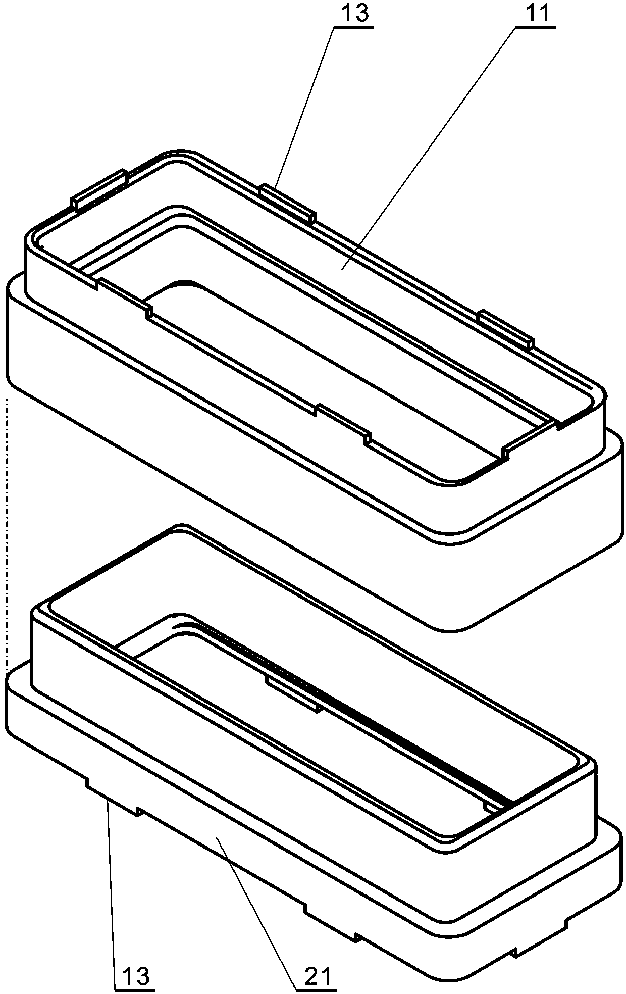 Parallel-welded printed circuit board connector