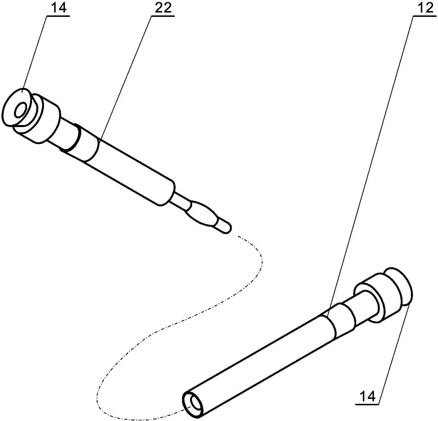 Parallel-welded printed circuit board connector