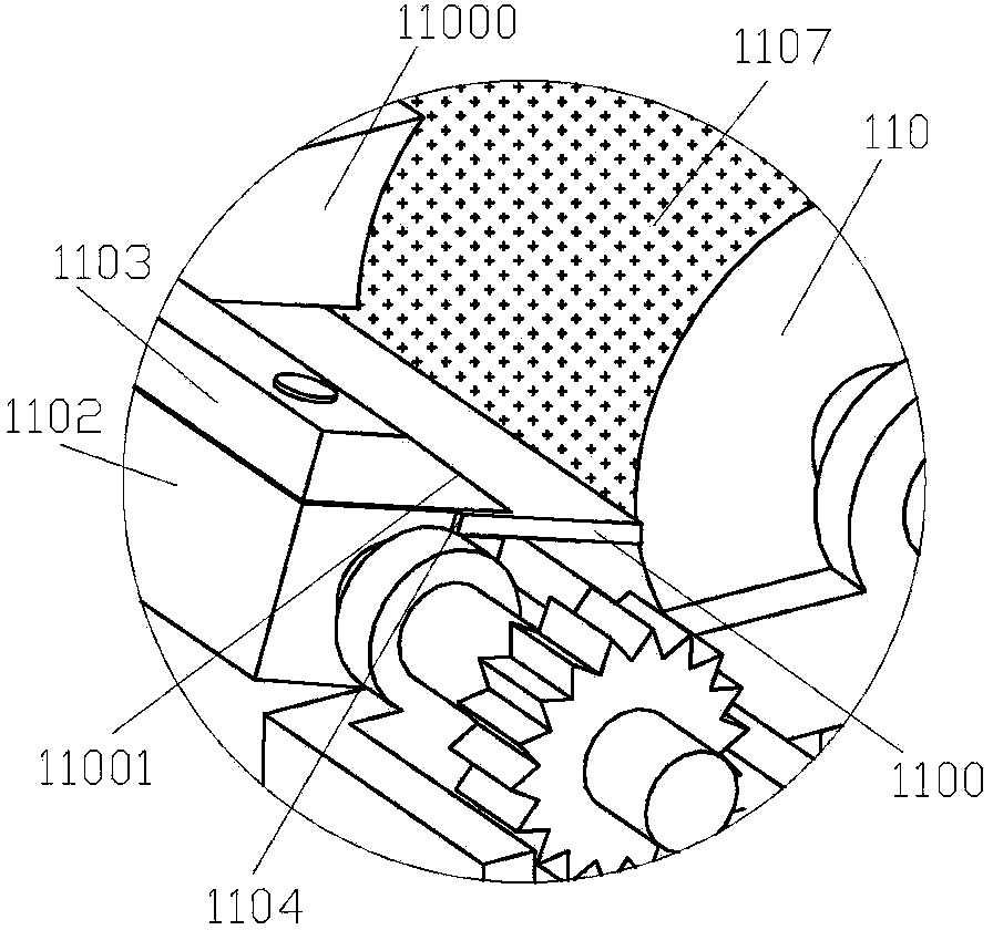 Device for producing composite cushion core of mattress