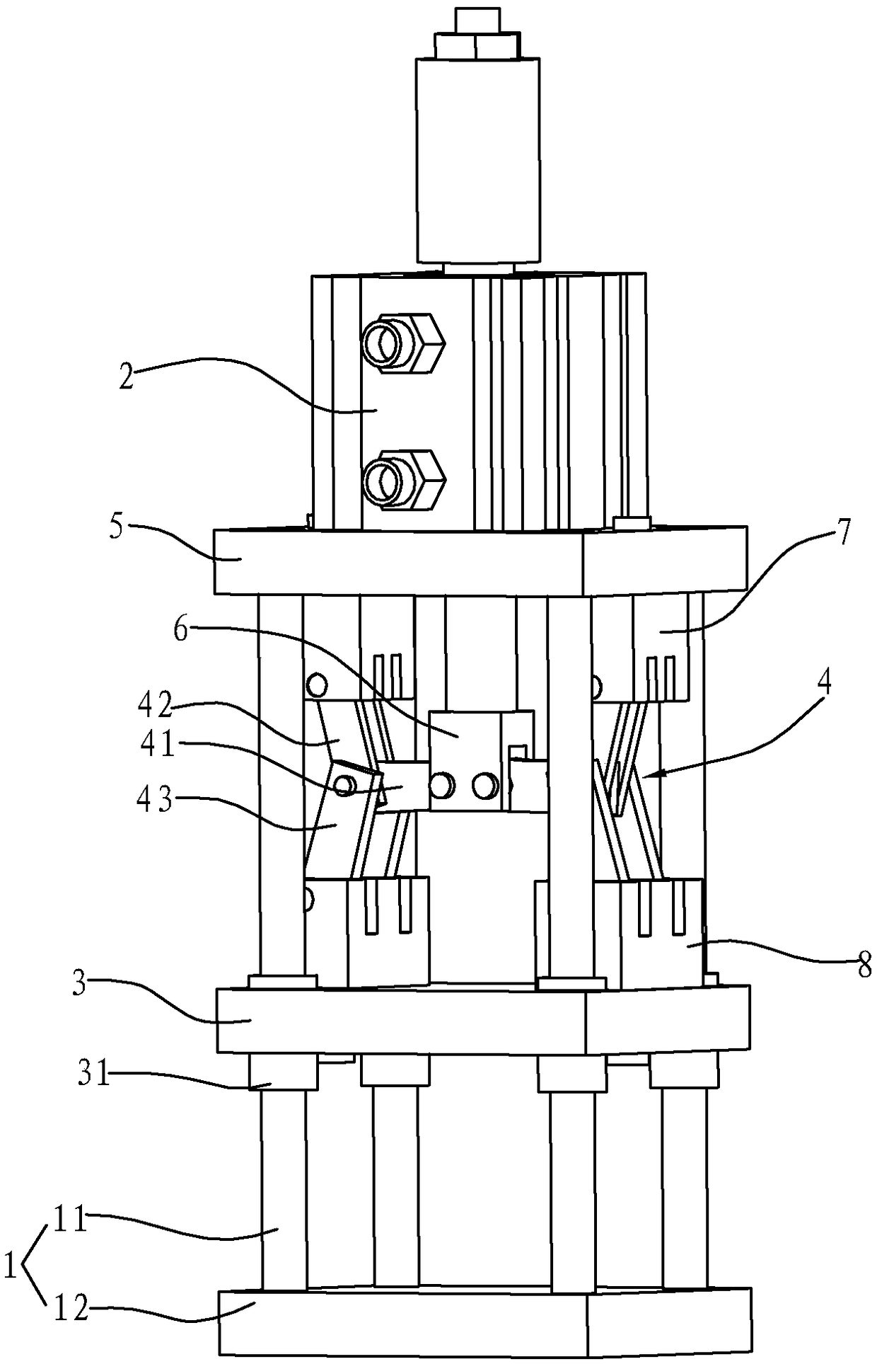 Pneumatic assisting press