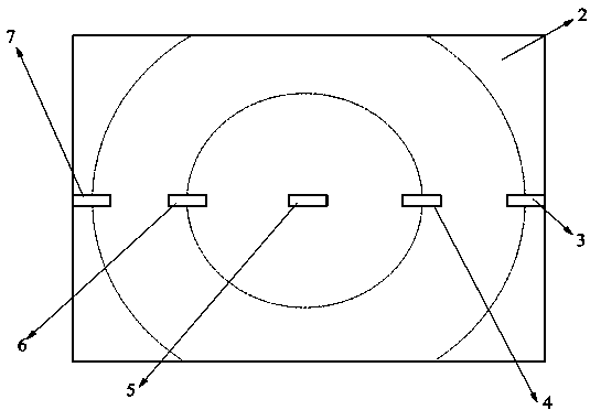 Anisotropy film heat conductivity testing method and device based on heat flux sensors