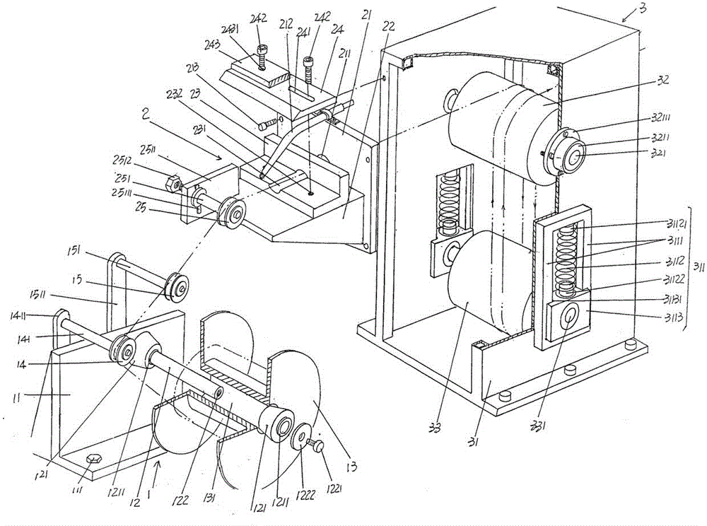 Waste wire stripping device