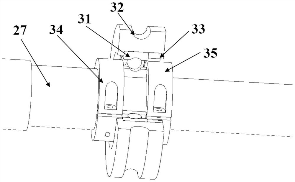 A static eccentric oil film loading device and loading method for a squeeze oil film damper-rotor test system