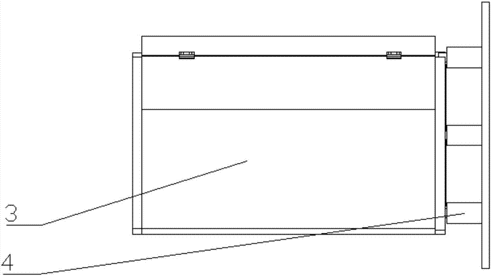 Noise reduction mechanism used for four-constant air conditioner chamber of motor home