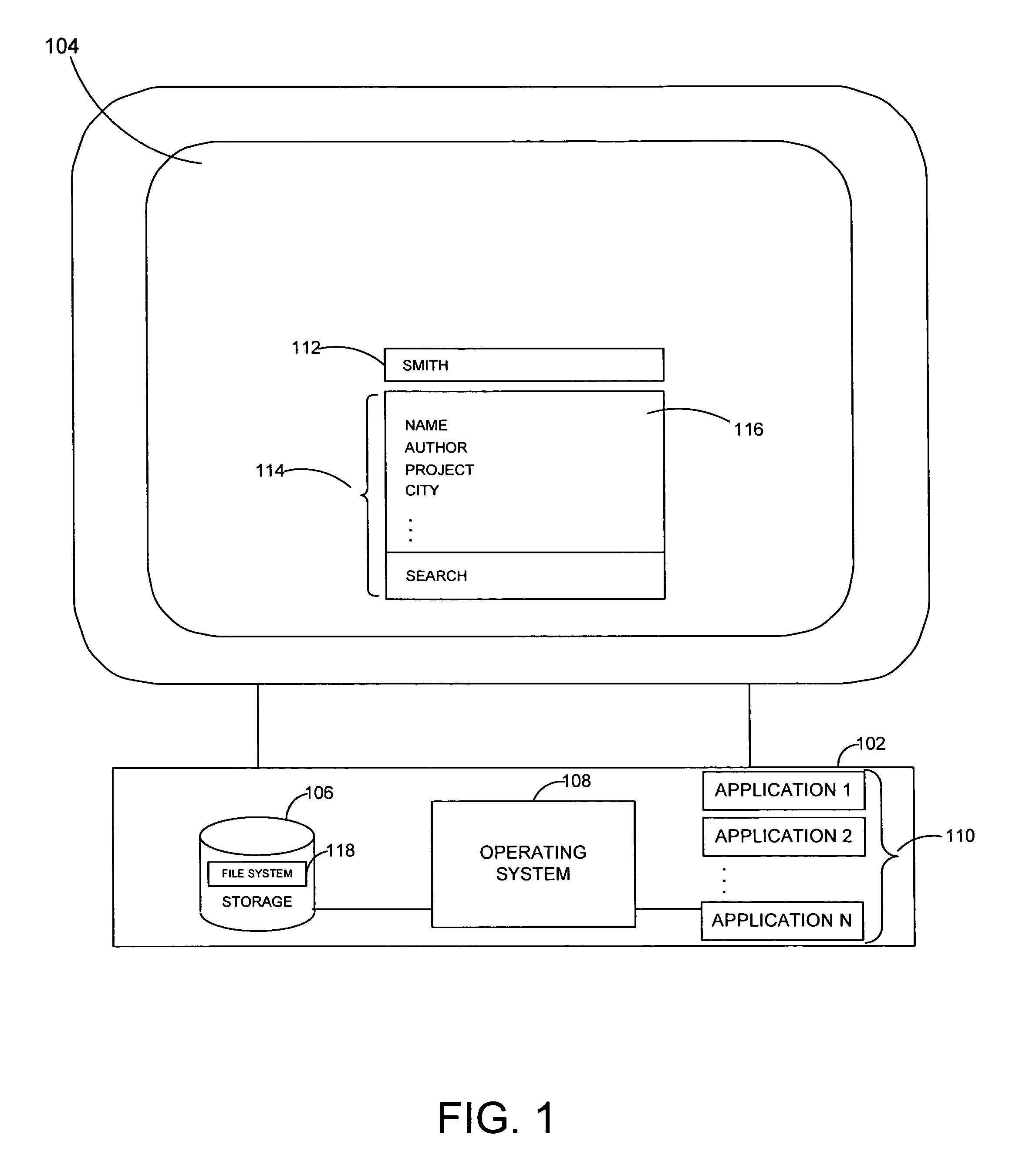 System and method for dynamically generating a selectable search extension