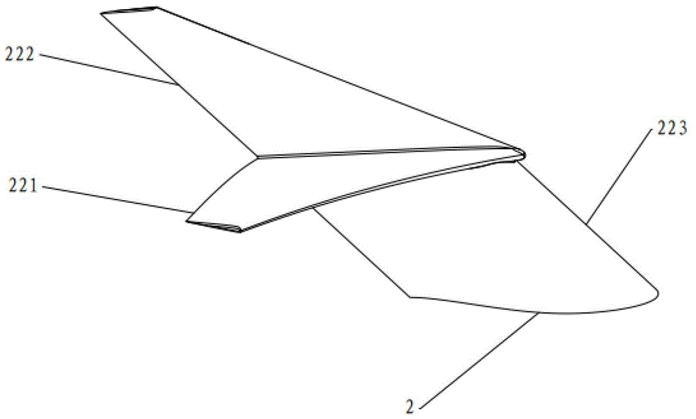 A wind turbine blade with tiplets