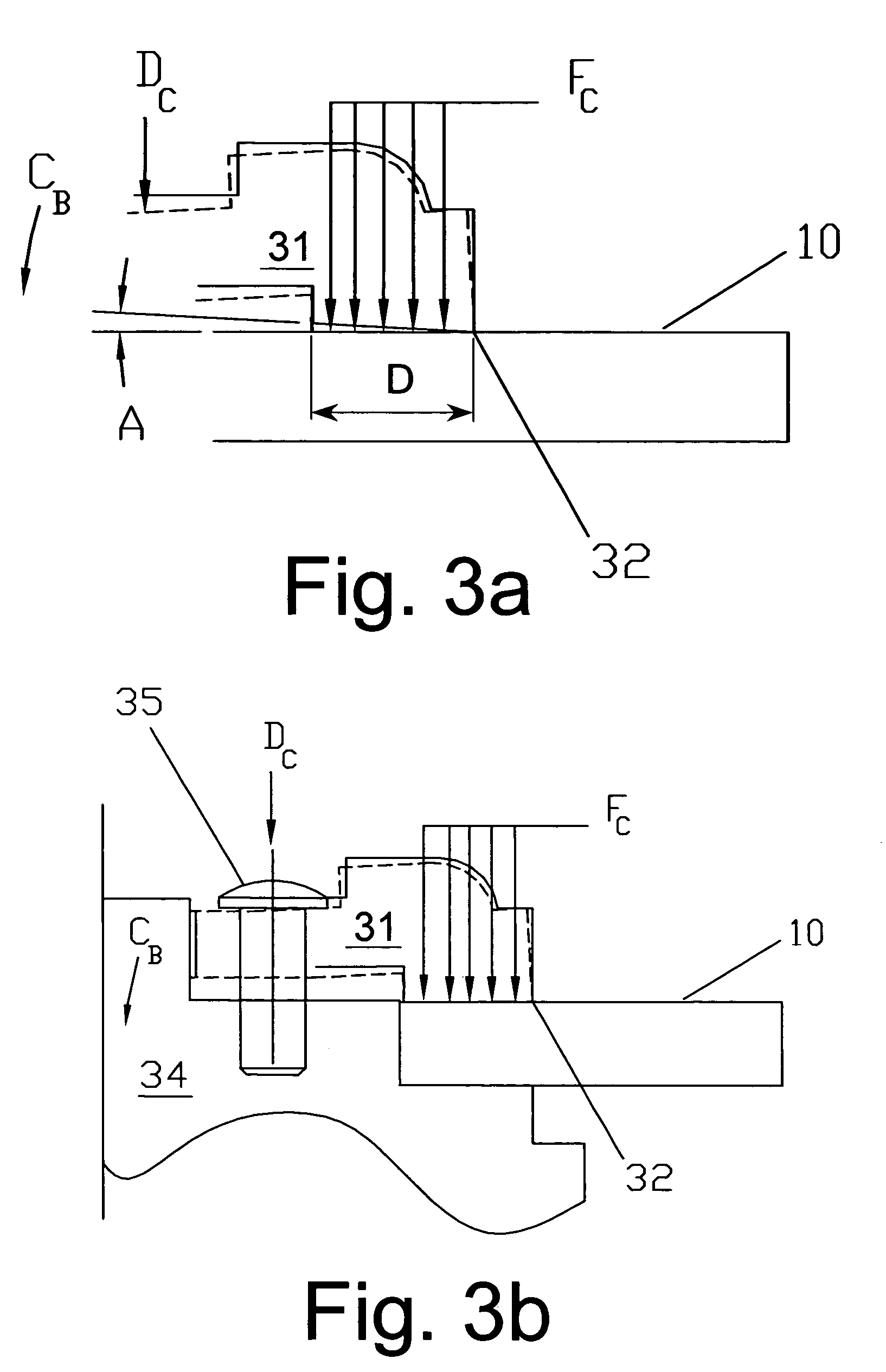 Offset angle disc clamp