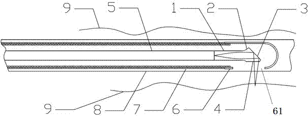 OCT endoscopic imaging probe and manufacturing method thereof