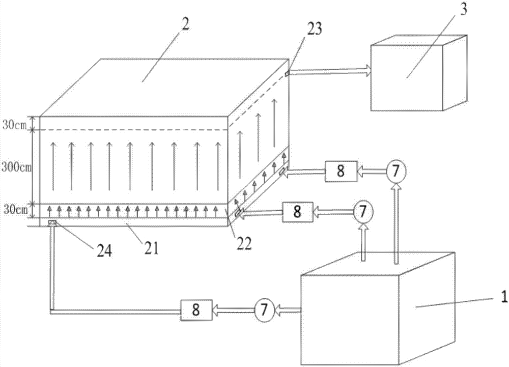 A kind of flow leaching uranium system and flow leaching uranium process