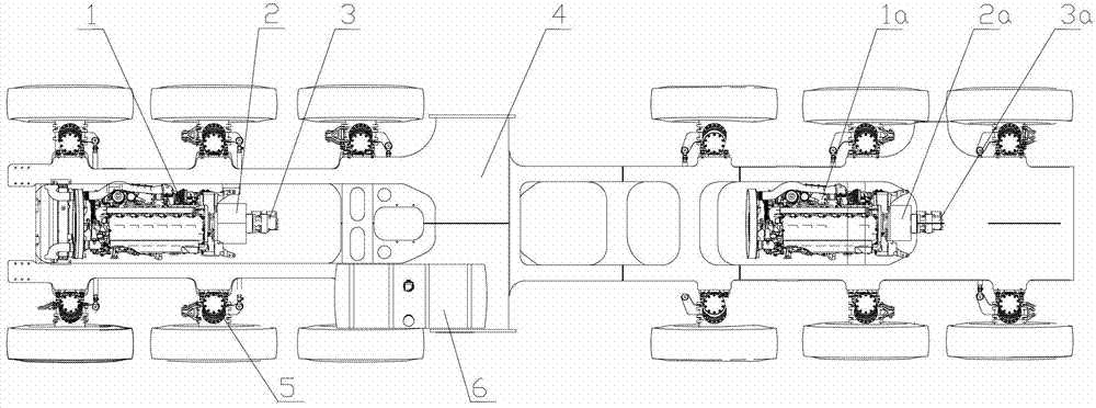 Hydraulic driving system, base plate and mechanical traveling device