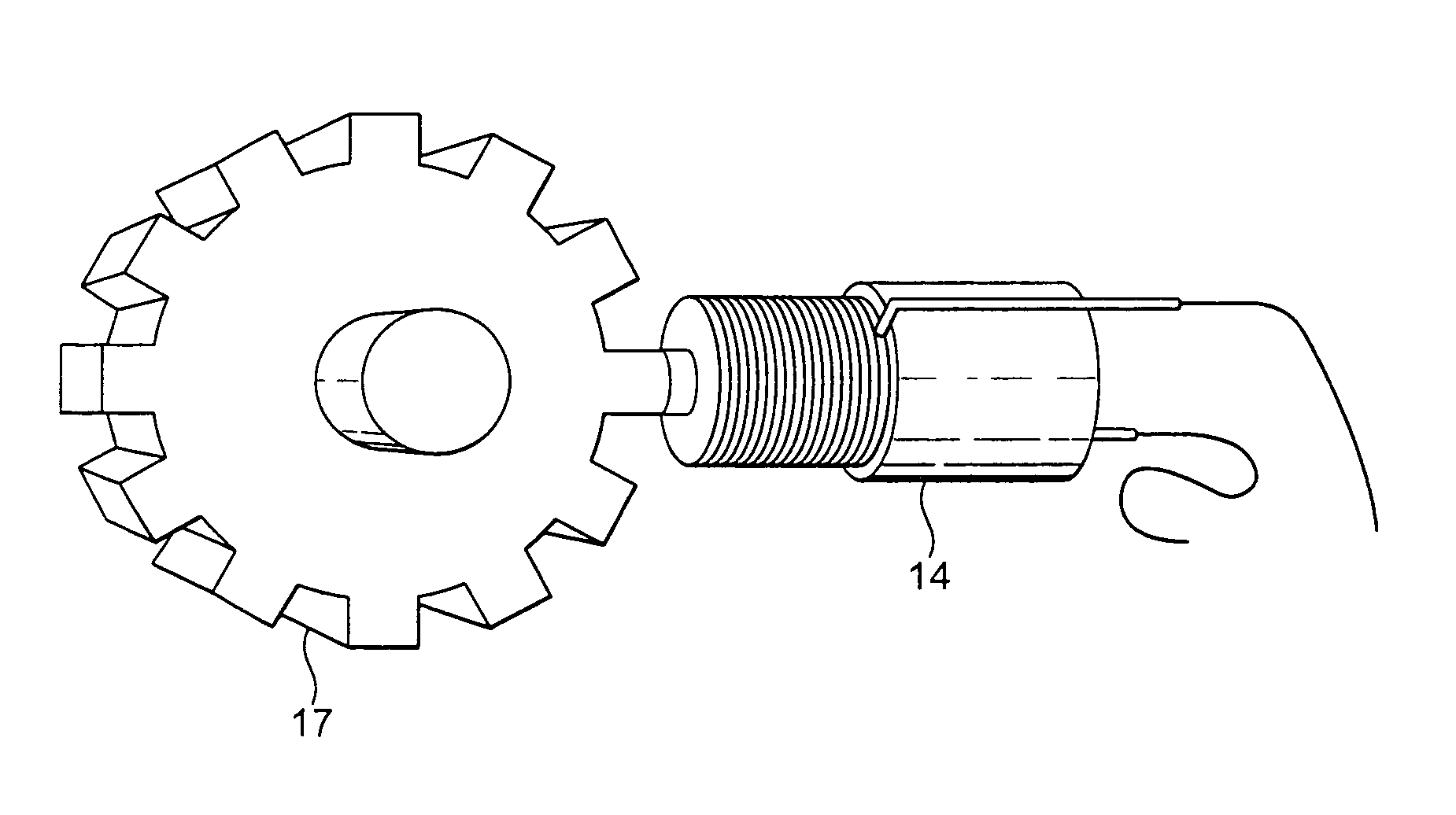 Speed or torque probe for gas turbine engines