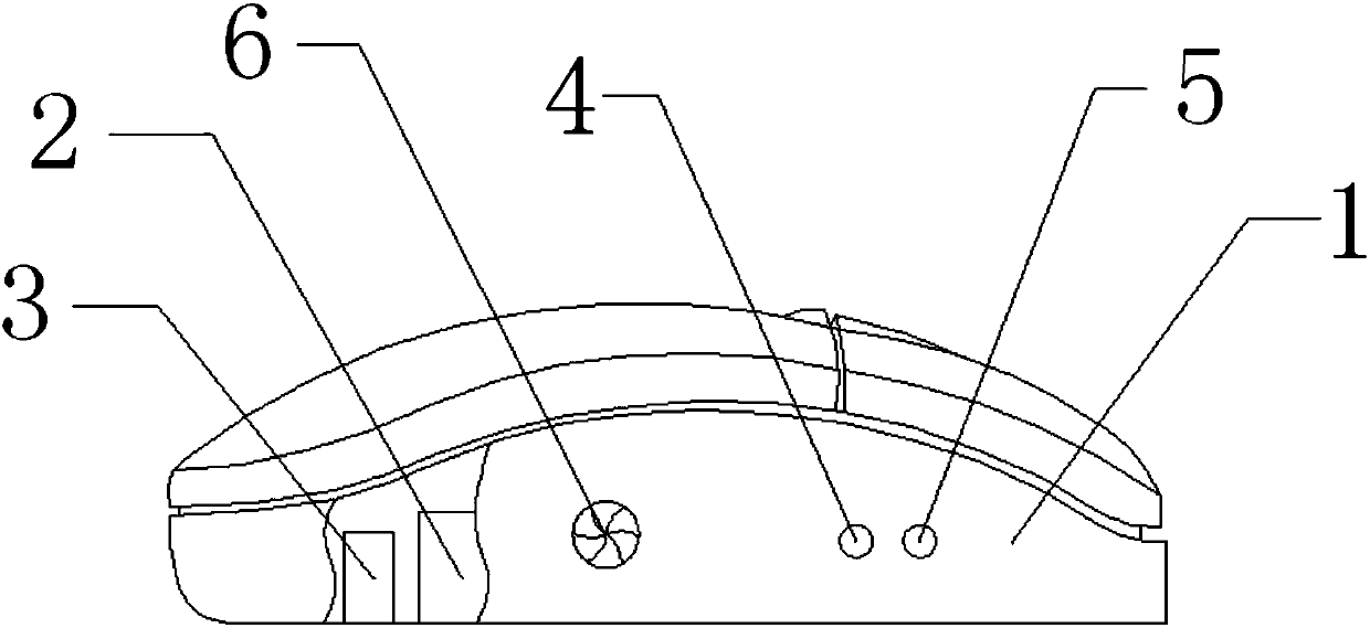 Mouse with temperature regulation function