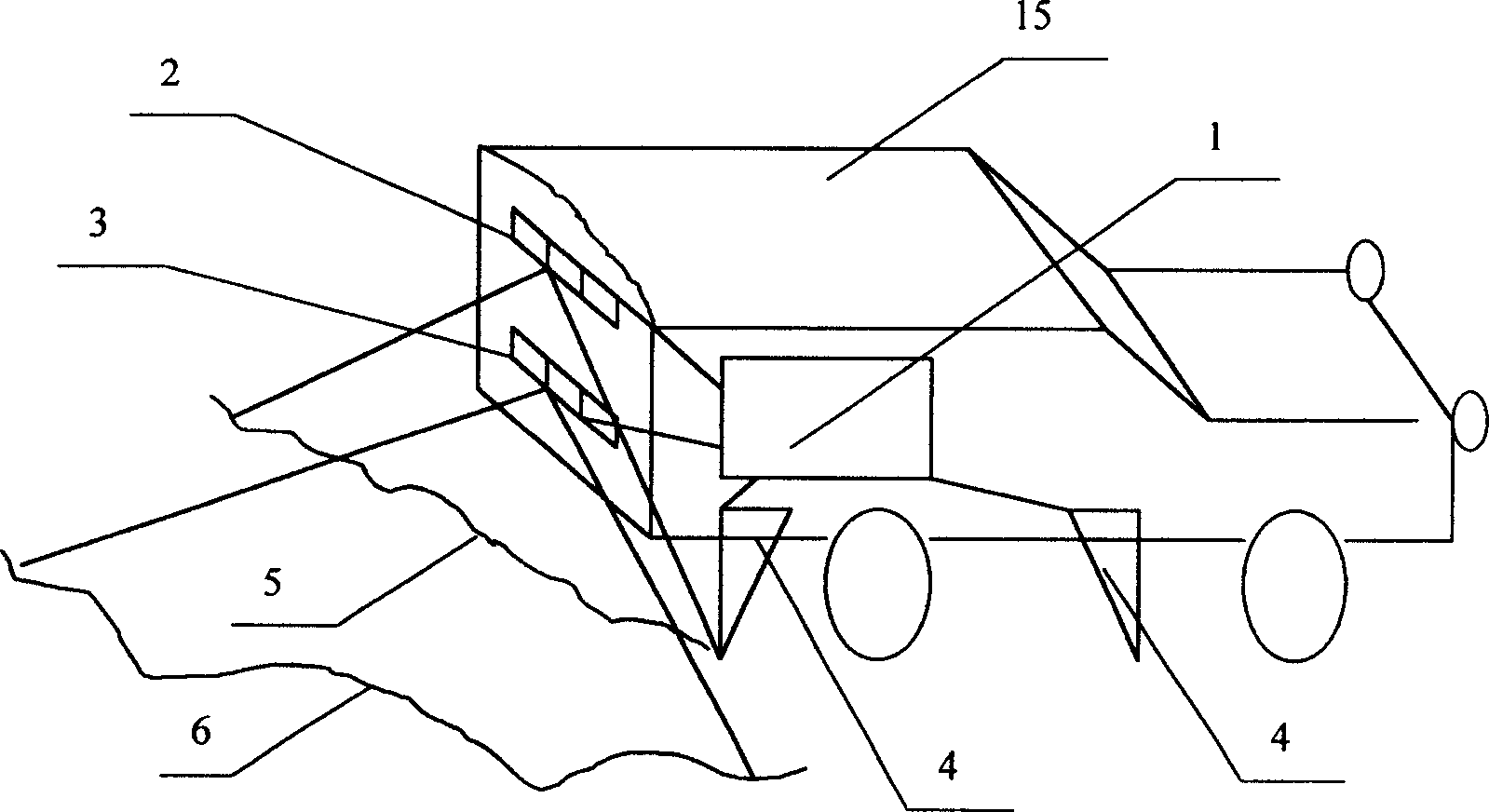 Intelligent 3D laser road state detecting vehicle