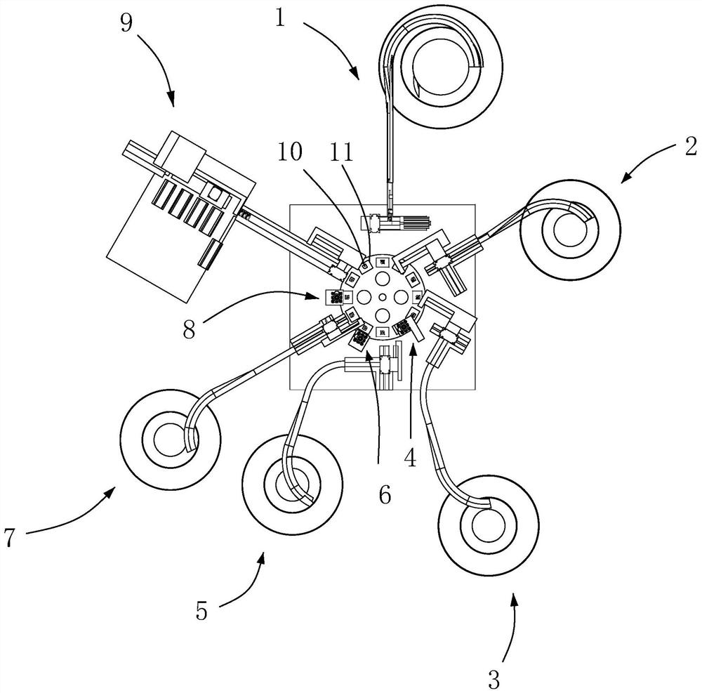 Audio socket assembly and inspection all-in-one machine