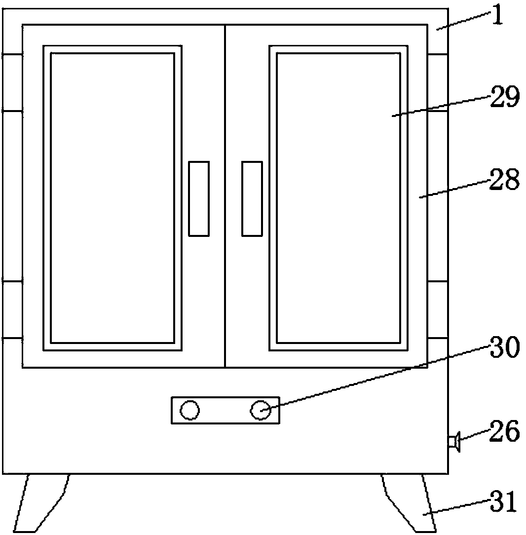 Medical shock storage device used for preservation of blood platelets