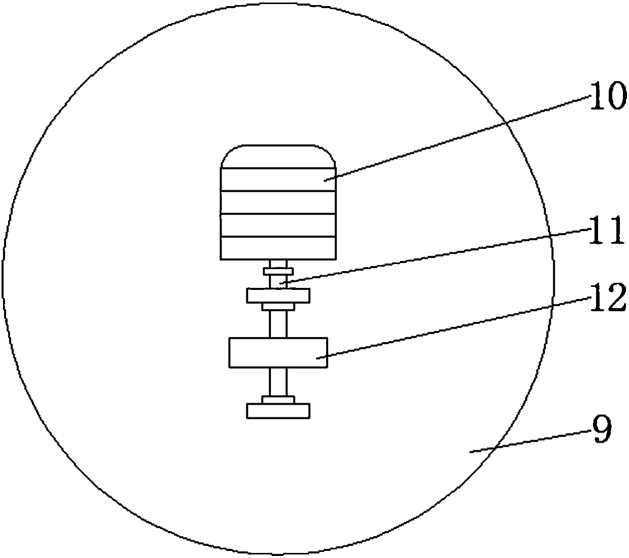 Medical shock storage device used for preservation of blood platelets