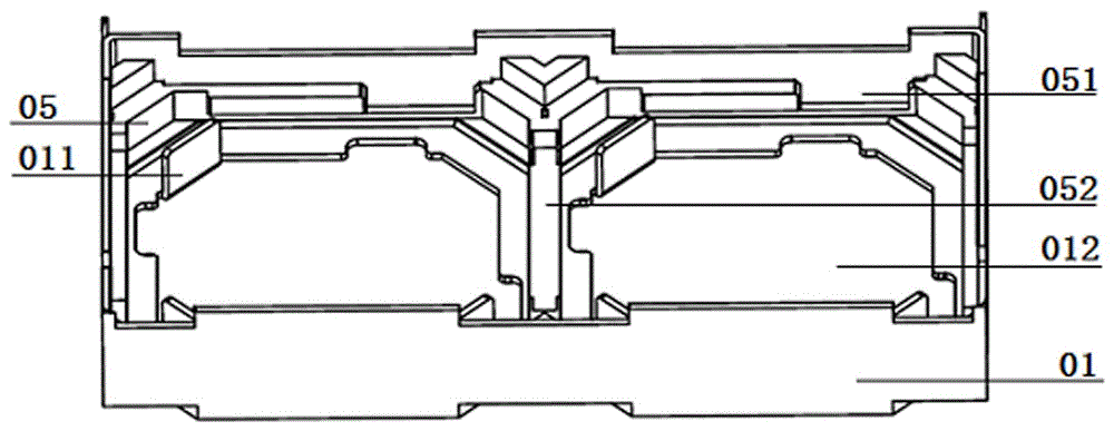 Double-camera driving device