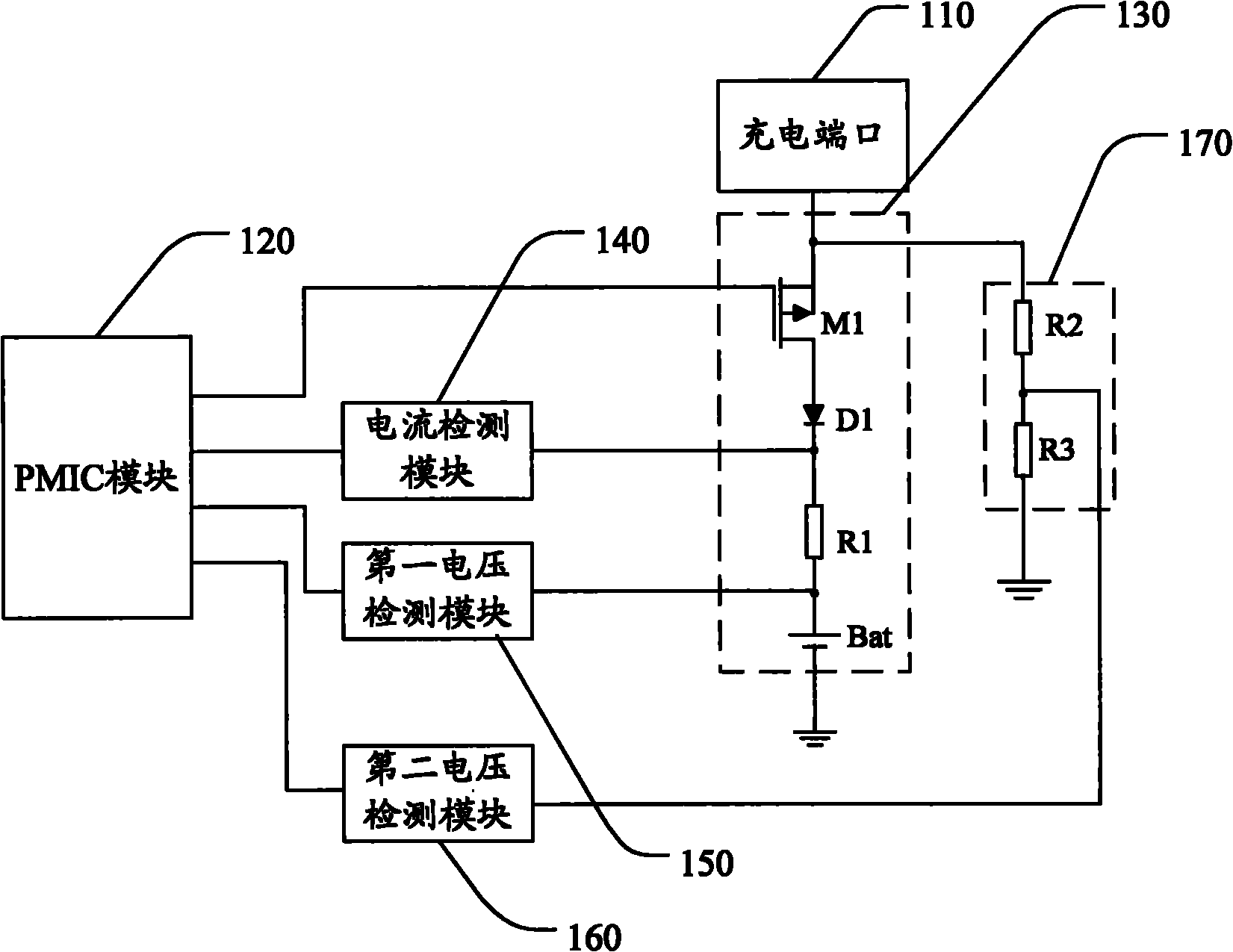 Mobile terminal of automatically setting charging current and implementation method thereof