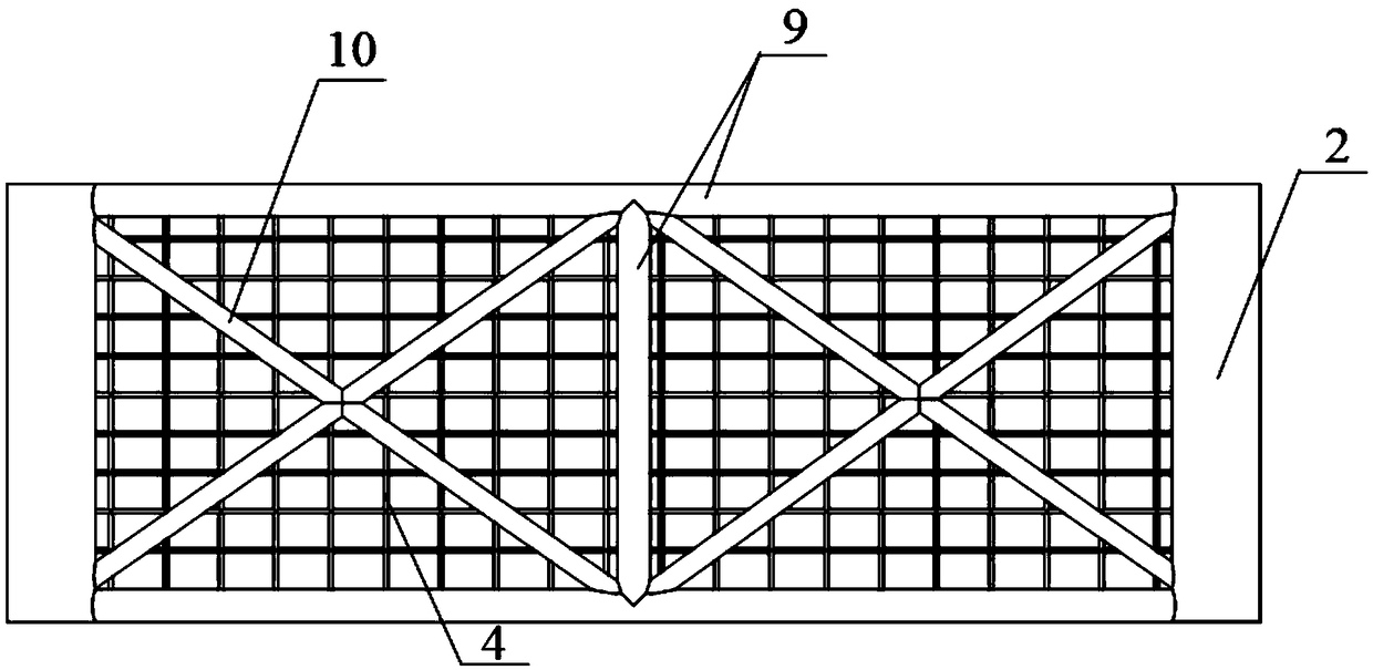 Hybrid floating platform of offshore wind power generation and fishery net cage cultivation