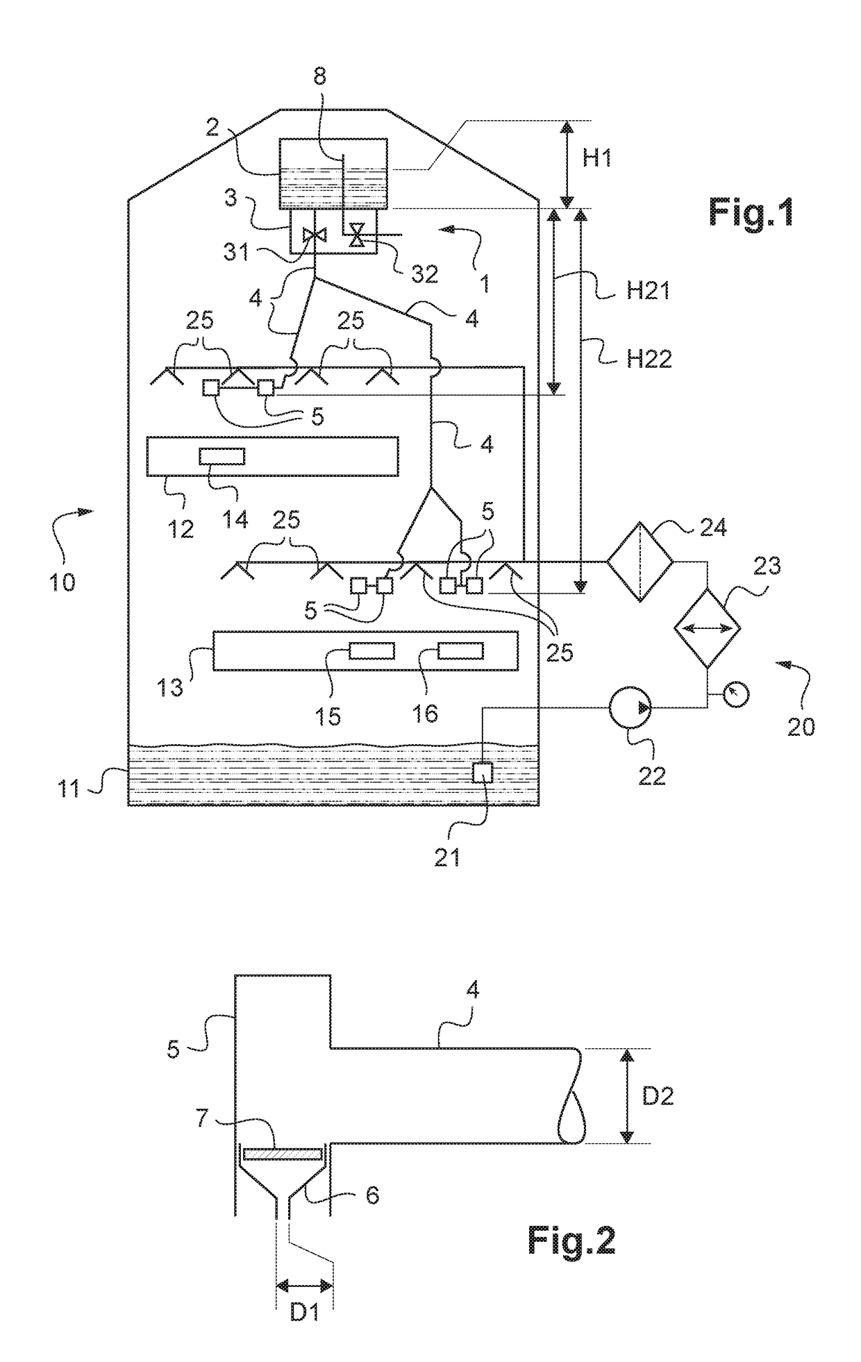 Emergency lubrication device of simplified architecture for a power transmission main gearbox of an aircraft