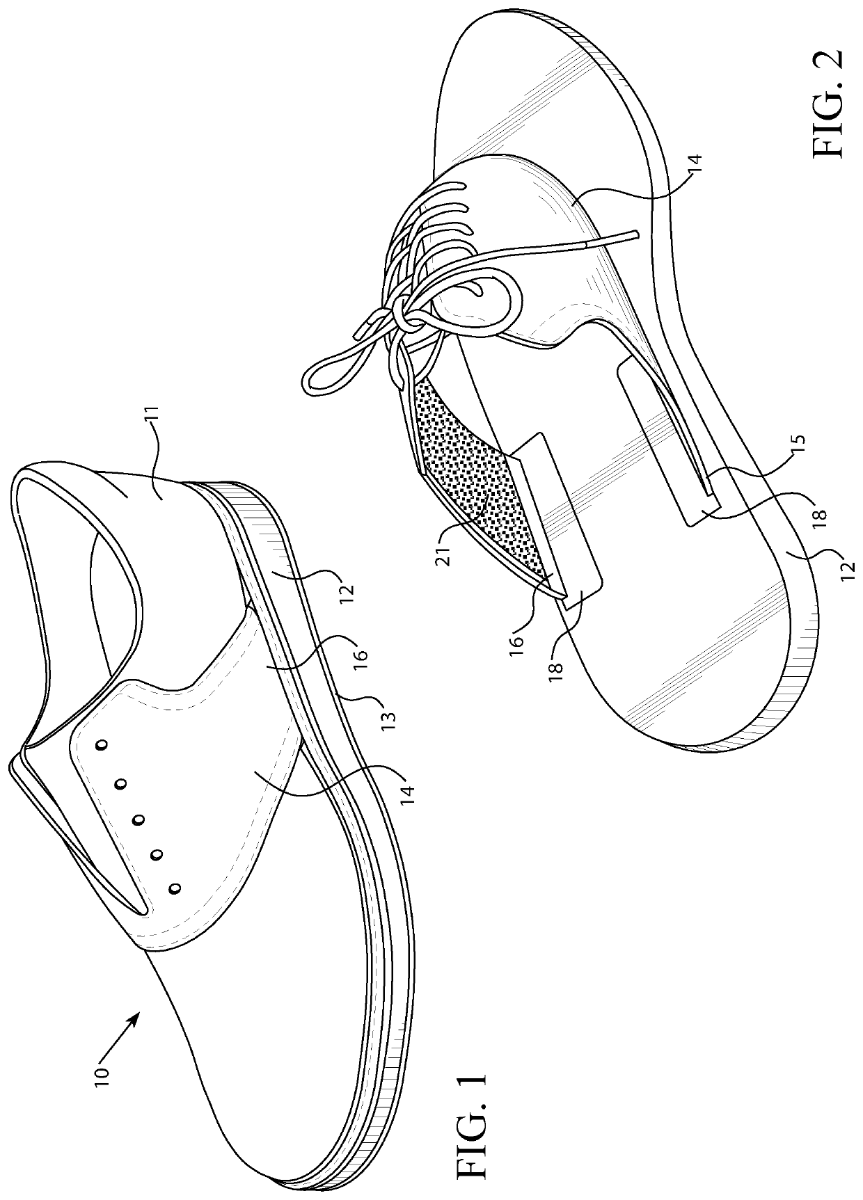 Footwear With One or More Removable and Interchangeable Panels