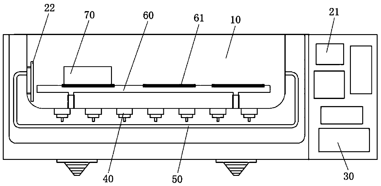 Simulation device for physically killing fouling organisms