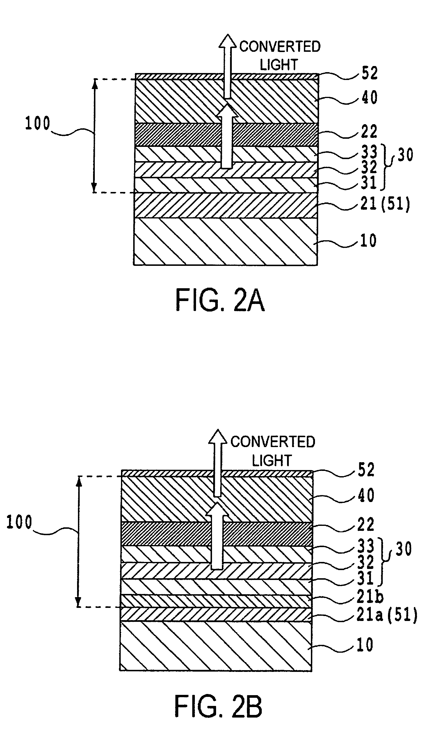 Resonant cavity color conversion el device and organic el display device using the same