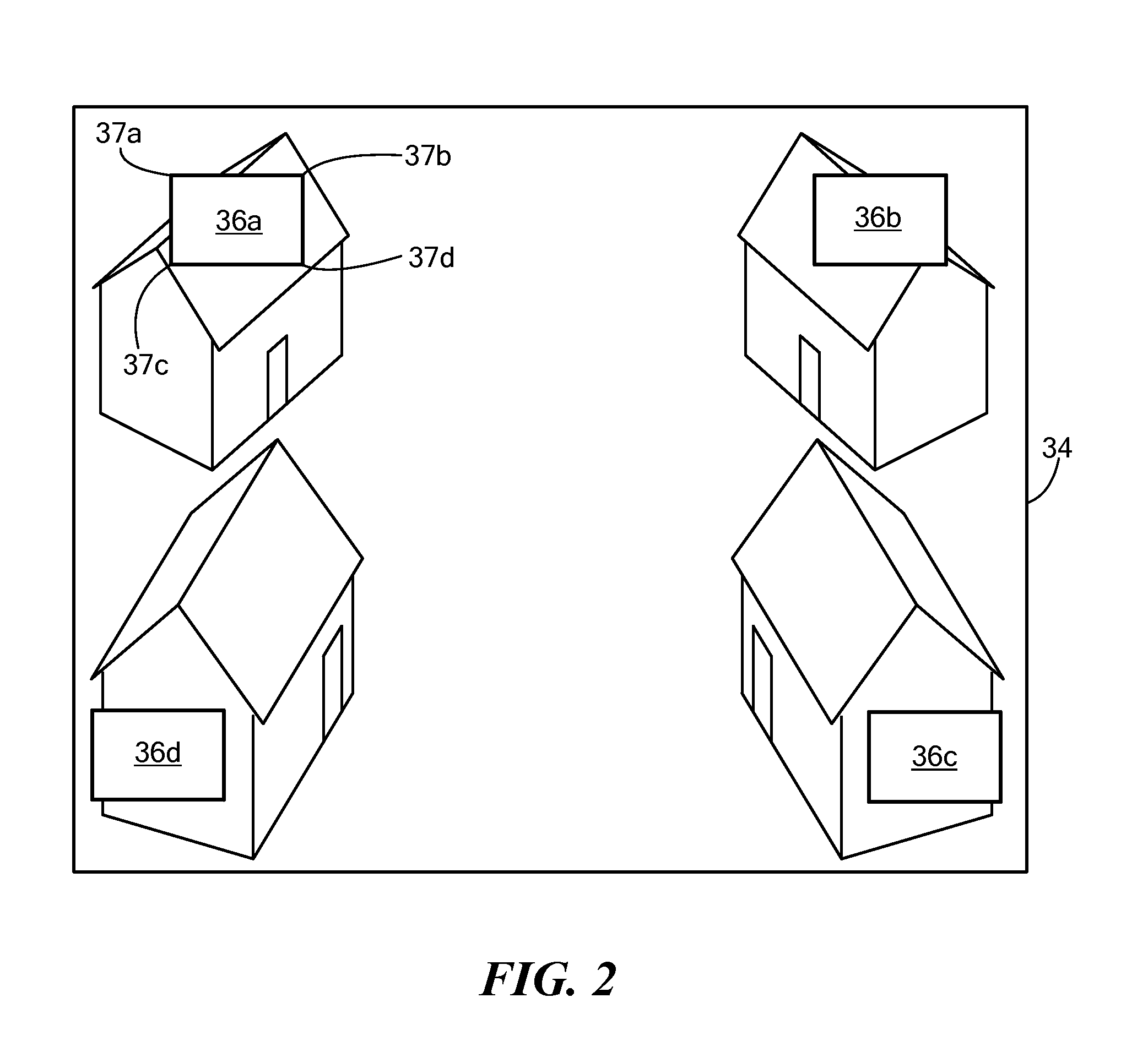 Method and system for converting privacy zone planar images to their corresponding pan/tilt coordinates