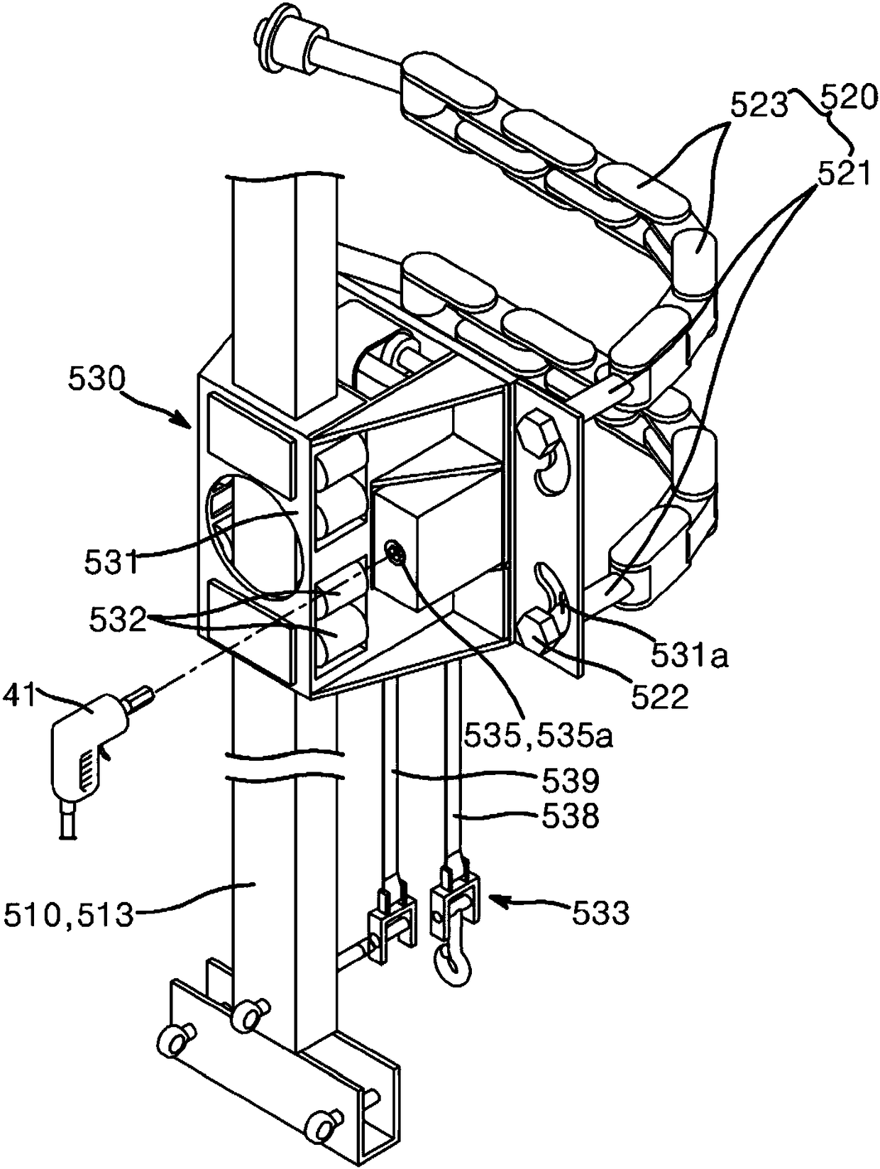 Live working method of power distribution equipment