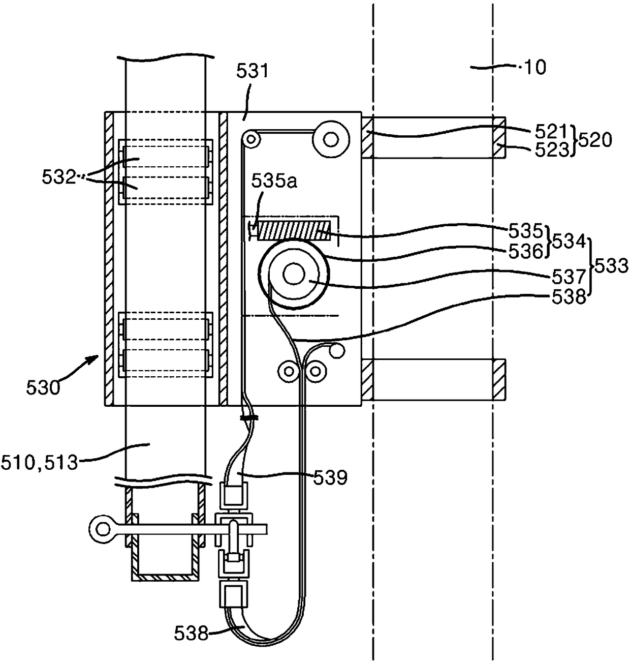 Live working method of power distribution equipment