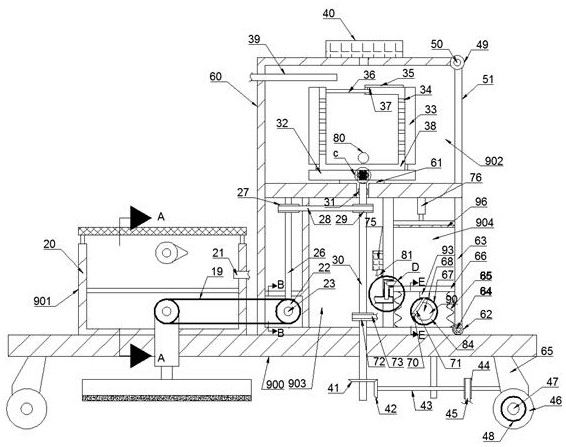 Machine for automatically recycling, screening and grading abrasive materials of shot blasting machine