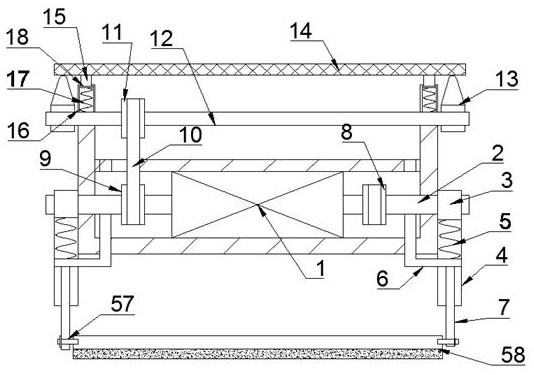 Machine for automatically recycling, screening and grading abrasive materials of shot blasting machine