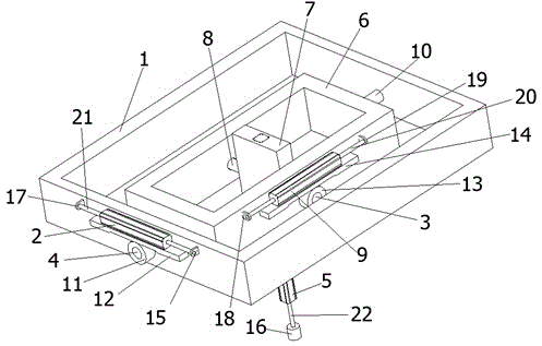 Multi-shaft absorbing pneumatic drive type wave energy air collecting device for artificial upwelling